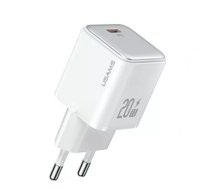 USAMS Charger USB-C PD 3.0 20W Fast Charging white (USA001280)