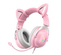 Onikuma Gaming Headset X11 Cat Ear USB Pink (ON-X11_CAT/PK)