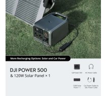 DJI Power 500 & 120W Solar Panel × 1