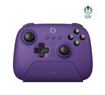 8Bitdo Ultimate 2.4G Wireless Controller, Hall Effect Joystick Update, Gaming Controller with Charging Dock for PC, Android, Steam Deck (Purple)