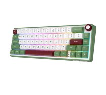 Royal Kludge R65 RGB Green sand wired mechanical keyboard | 60%, Chartreuse switches, US