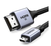 Ugreen Micro HDMI - HDMI 2.1 8K adapter cable 2m HD164 - gray