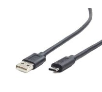 Gembird USB-A/USB-C, 1m USB cable USB 2.0 USB A USB C Black