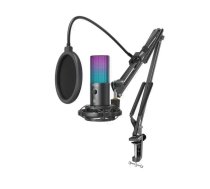 FIFINE T669 PRO3 Wired Microphone with RGB Lighting and Stand | USB