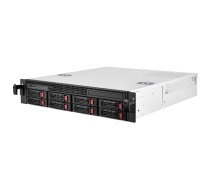 SilverStone RM21-308 Rackmount Server Case, 2U, Micro-ATX - black (SST-RM21-308)