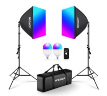 Neewer NK800 RGB Softbox Lighting Kit with App Control