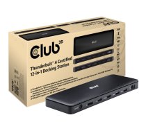 Club 3D Thunderbolt 4 certified 12-in-1 docking station (CSV-1582)