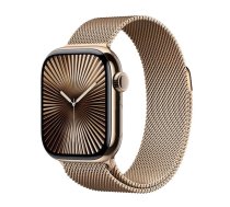 Apple Watch Series 10 GPS + Cellular 42mm Gold Titanium Gold Milanese Loop S/M MX083