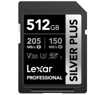 Lexar SDXC Professional SILVER Plus 1066x UHS-I/U3/A2/4K R205/W150 (V30) 512GB (LSDSIPL512G-BNNNG)