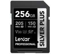 Lexar SDXC Professional SILVER Plus 1066x UHS-I/U3/A2/4K R205/W150 (V30) 256GB (LSDSIPL256G-BNNNG)