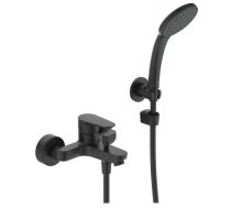 Ideal Standard Cerafine O Vannas Jaucējkrāns ar Manuālu Dušas Galvu 100mm, Šļūteni un Turētāju (BC706XG)