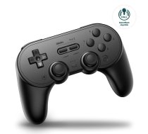 8Bitdo Pro 2 Bluetooth Controller for Switch, Hall Effect Joystick Update, Wireless Gaming Controller for Switch, PC, Android, and Steam Deck & Apple (Black Edition)