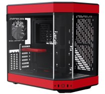 Hyte Y60 Midi Tower, Tempered Glass - Black/Red (CS-HYTE-Y60-BR)