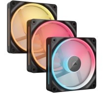 Corsair iCUE Link LX120-R, PWM fan, RGB - 3-pack, 120mm, Black (CO-9051050-WW)