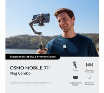 DJI Osmo Mobile 7P Vlog Combo (DJI Mic Mini Transmitter Arctic White
