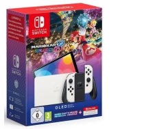 Nintendo Switch OLED Console - Mario Kart Deluxe 8 Edition + 12 UFOs, White