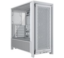 Corsair Frame 4000D RS PC case, Mid Tower, E-ATX, Tempered Glass - White (CC-9011313-WW)