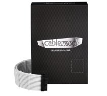 CableMod C-Series Pro ModMesh Sleeved 12V-2x6 12VHPWR Dual StealthSense Cable Kit for Corsair RMi, RMx (Black Label) - White