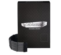 CableMod C-Series Pro ModMesh Sleeved 12V-2x6 12VHPWR Dual StealthSense Cable Kit for Corsair RMi, RMx (Black Label) - Carbon