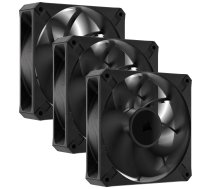 Corsair RS Series RS120 Max PWM Fan - 120mm, black, 3-pack (CO-9050171-WW)
