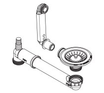 Franke Set WK Manual 1B Hidden Round Overflow (112.0685.892)