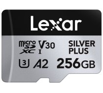 Lexar microSDXC Silver Plus 1066x UHS-I/U3/A2/4K R205/W150 (V30) 256GB (LMSSIPL256G-BNANG)