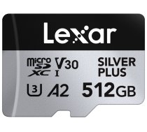 Lexar microSDXC Silver Plus 1066x UHS-I/U3/A2/4K R205/W150 (V30) 512GB (LMSSIPL512G-BNANG)
