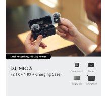 DJI Mic 3 (2 TX + 1 RX + Charging Case)