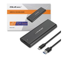 Qoltec Enclosure for M.2 SSD NVMe USB-C (AIQOLK000050312)