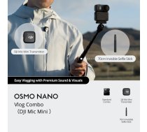 DJI Osmo Nano Vlog Combo (128GB, DJI Mic Mini Transmitter Infinity Black)