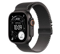 Apple Watch Ultra 3 GPS + Cellular 49mm Black Titanium Black Titanium Milanese Loop (L) MF1T4