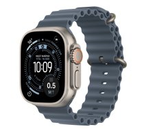 Apple Watch Ultra 3 GPS + Cellular 49mm Natural Titanium Anchor Blue Ocean Band (MEWH4)