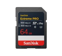 Sandisk SDXC Extreme Pro 64GB 300MB/s UHS-II V90 (SDSDXDM-064G-GN4IN)