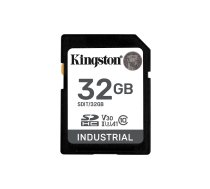 Kingston Industrial 32GB SDHC Memory Card UHS-I U3 Class 10 V30 Black SDIT/32GB