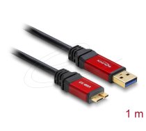 Delock Cable USB 3.0 Type-A Plug to USB 3.0 Type Micro-B Plug 1 m Premium (82760)