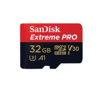 Sandisk Extreme Pro microSDHC 32GB UHS-I U3 V30 with Adapter (SDSQXCG-032G-GN6MA)