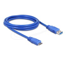 Delock Cable USB 3.0 Type-A Plug to USB 3.0 Type Micro-B Plug 2 m blue (82532)