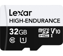 Lexar microSDHC High-Endurance UHS-I/U1/10 R100/W30 (V10) 32GB (LMSHGED032G-BCNNG)