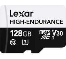Lexar microSDXC High-Endurance UHS-I/U3/10 R100/W45 (V30) 128GB (LMSHGED128G-BCNNG)