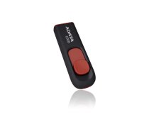 ADATA AC008 64GB USB 2.0 Flash Drive Black Red (AC008-64G-RKD)