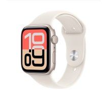 Apple Watch SE 3 GPS 40mm Starlight Aluminium Case with Starlight Sport Band - M/L (MEH54ET/A)