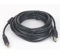 Cable USB 2.0 AM-BM 1.8m (with ferrite) black