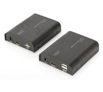 Extension cable/KVM Extender (HDMI + USB) up to 120m UTP or IP twisted pair UTP or IP, FHD 3D (set)