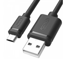USB - microUSB CABLE 2.0 1,5M, M/M; Y-C434GBK