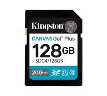 Kingston Memory card SD 128GB Canvas Go Plus 200/MB/s C10 U3 V30