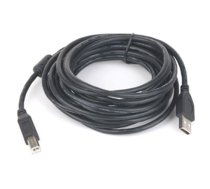 USB 2.0 A-plug B-plug 3 m (10 ft) cable with ferrite core | Cablexpert