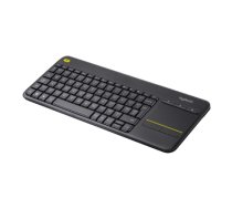 Logitech | K400 Plus | Keyboard with Trackpad | Wireless | US | Black | USB port