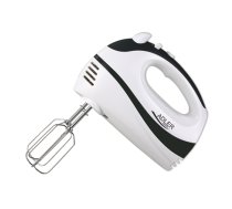 Adler | Mixer | AD 4205 b | Hand Mixer | 300 W | Number of speeds 5 | Turbo mode | White/Black