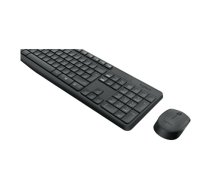 Logitech | MK235 | Keyboard and Mouse Set | Wireless | Mouse included | Batteries included | US | Black | 475 g
