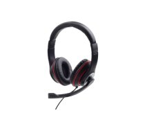 Gembird | Stereo headset | MHS-03-BKRD | On-Ear | Built-in microphone | 3.5 mm